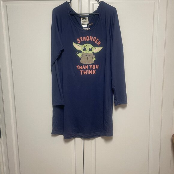 Star Wars Grogu Slumber Munki Munki Nightgown Women’s Size Large - Picture 1 of 5